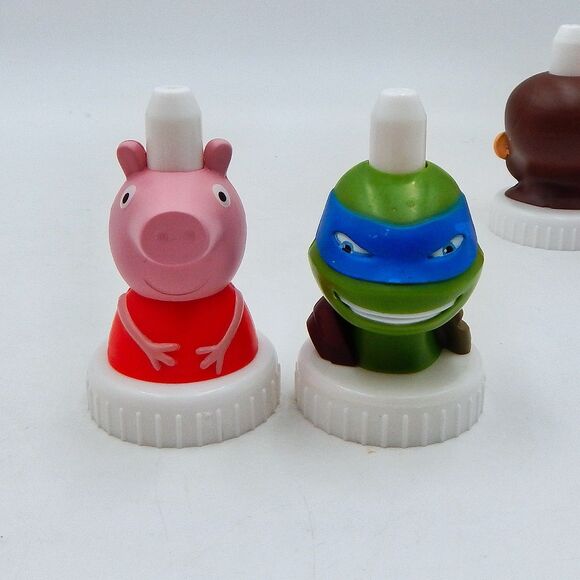 Good 2 Grow Juice Toppers Lot Of 14 Disney Princesses TMNT Paw Patrol Clifford - Picture 7 of 10